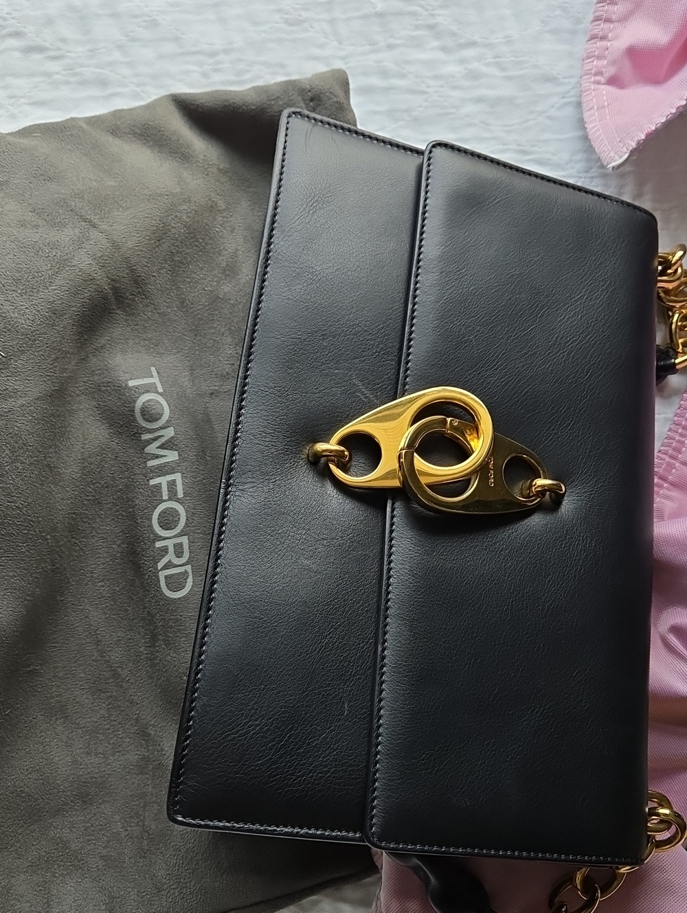 Tom Ford Carine Leather Handbag - Picture 13 of 16